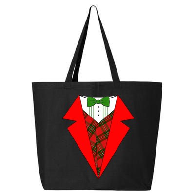Festive Christmas Red Tuxedo 25L Jumbo Tote