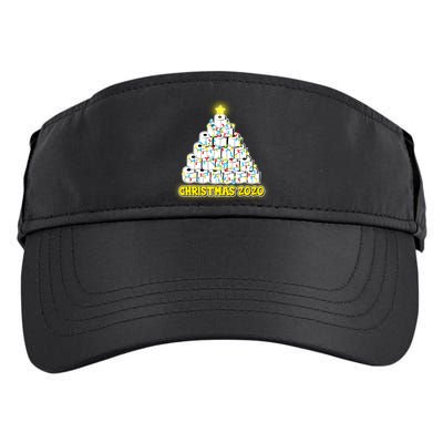 Festive Christmas Toilet Paper Tree Adult Drive Performance Visor