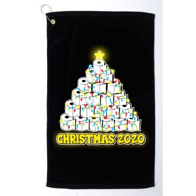 Festive Christmas Toilet Paper Tree Golf Towel