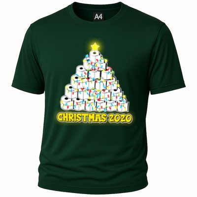 Festive Christmas Toilet Paper Tree Performance Shirt