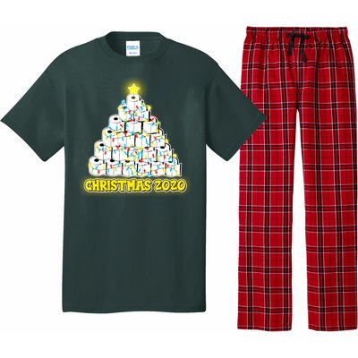 Festive Christmas Toilet Paper Tree Pajama Set