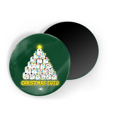 Festive Christmas Toilet Paper Tree Magnet