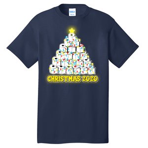 Festive Christmas Toilet Paper Tree Tall T-Shirt