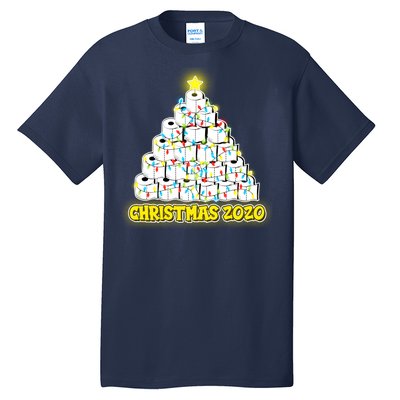 Festive Christmas Toilet Paper Tree Tall T-Shirt