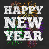 Festive Happy New Year Fireworks Cool Comfort Performance Bucket Hat