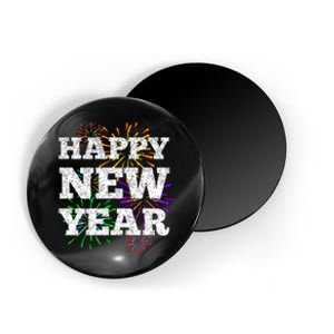 Festive Happy New Year Fireworks Magnet