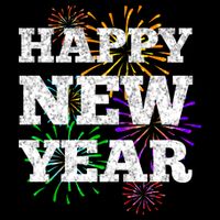 Festive Happy New Year Fireworks Toddler T-Shirt
