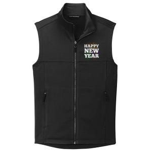 Festive Happy New Year Fireworks Collective Smooth Fleece Vest