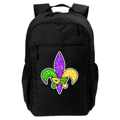 Festive Mardi Gras Fleur De Lis And Party Mask Backpack