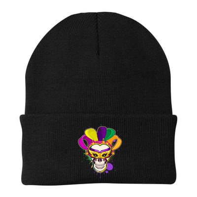 Festive Mardi Gras Skull  Beanie