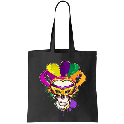 Festive Mardi Gras Skull  Bag