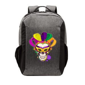 Festive Mardi Gras Skull  Vector Backpack