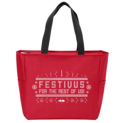 Festivus For the Rest of Us Zip Tote Bag