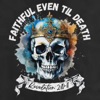Faithful Even To Death – Revelation 210 11 Skull 7 Panel Mesh Trucker Snapback Hat