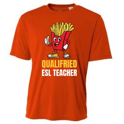 Funny Esl Teacher Pun Gift Cooling Performance Crew T-Shirt