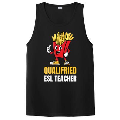 Funny Esl Teacher Pun Gift PosiCharge Competitor Tank