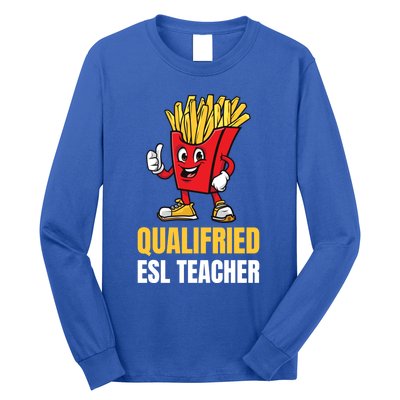 Funny Esl Teacher Pun Gift Long Sleeve Shirt