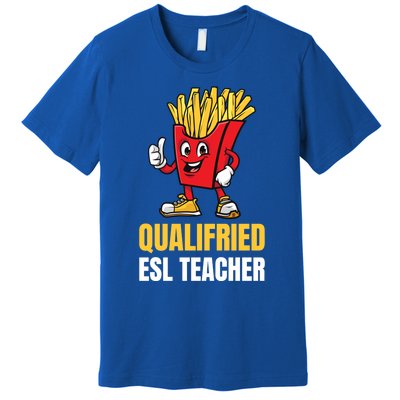 Funny Esl Teacher Pun Gift Premium T-Shirt