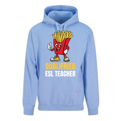 Funny Esl Teacher Pun Gift Unisex Surf Hoodie