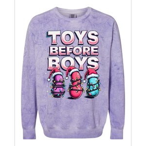 Funny Embarrassing Toys Before Fun Humour Colorblast Crewneck Sweatshirt