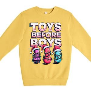 Funny Embarrassing Toys Before Fun Humour Premium Crewneck Sweatshirt