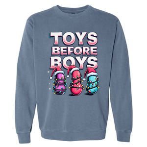 Funny Embarrassing Toys Before Fun Humour Garment-Dyed Sweatshirt