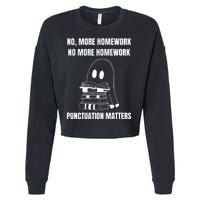 Funny English Teacher Cropped Pullover Crew