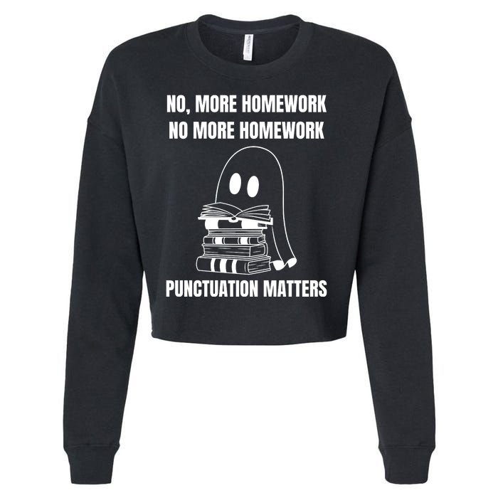 Funny English Teacher Cropped Pullover Crew