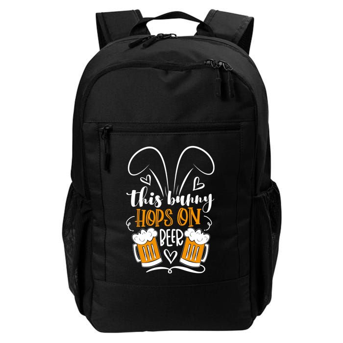 Funny Easter This Bunny Hops On Beer Backpack
