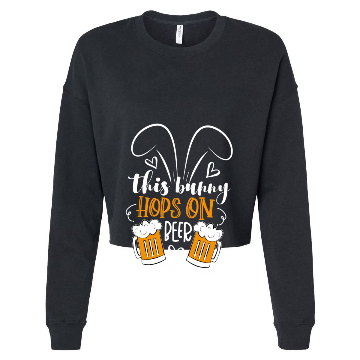 Funny Easter This Bunny Hops On Beer Golf Towel