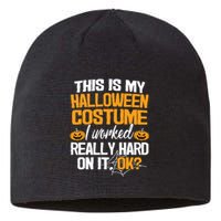 Funny Easy This Is My Halloween Costume DIY Last Minute Sustainable Beanie