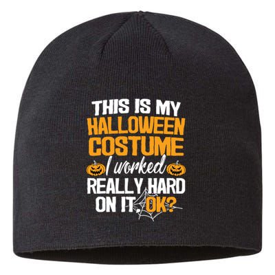 Funny Easy This Is My Halloween Costume DIY Last Minute Sustainable Beanie