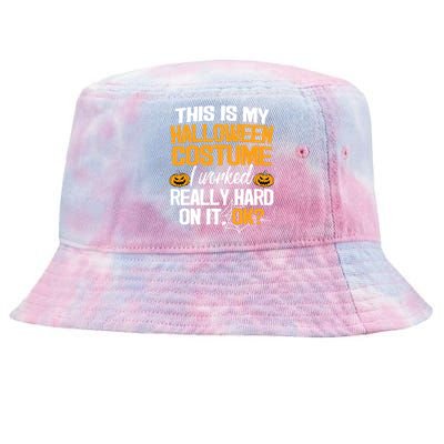 Funny Easy This Is My Halloween Costume DIY Last Minute Tie-Dyed Bucket Hat