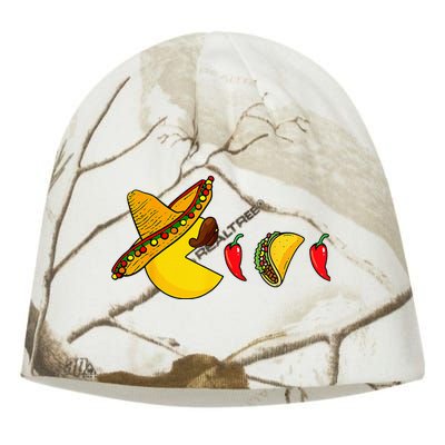 Funny Eating Tacos Cinco De Mayo Mexican Gamer Gaming Gifts Kati - Camo Knit Beanie