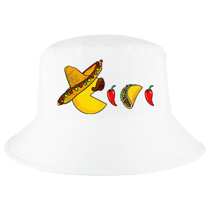 Funny Eating Tacos Cinco De Mayo Mexican Gamer Gaming Gifts Cool Comfort Performance Bucket Hat