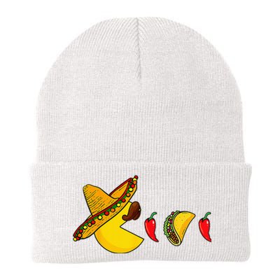 Funny Eating Tacos Cinco De Mayo Mexican Gamer Gaming Gifts Knit Cap Winter Beanie