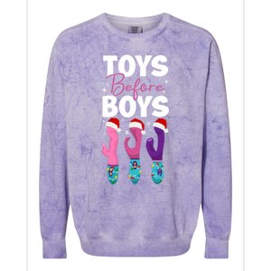 Funny Embarrassing Toys Before Boy Fun Adult Humour Colorblast Crewneck Sweatshirt