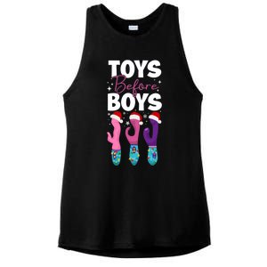 Funny Embarrassing Toys Before Boy Fun Adult Humour Ladies PosiCharge Tri-Blend Wicking Tank