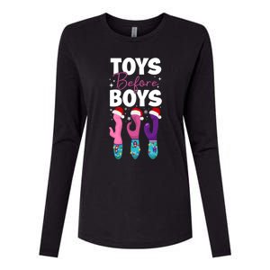 Funny Embarrassing Toys Before Boy Fun Adult Humour Womens Cotton Relaxed Long Sleeve T-Shirt