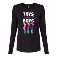 Funny Embarrassing Toys Before Boy Fun Adult Humour Womens Cotton Relaxed Long Sleeve T-Shirt