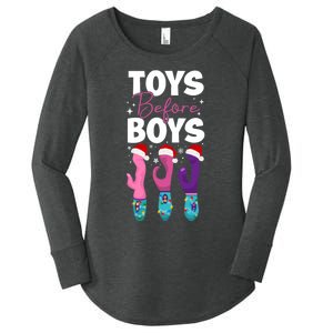 Funny Embarrassing Toys Before Boy Fun Adult Humour Women's Perfect Tri Tunic Long Sleeve Shirt