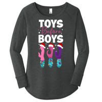 Funny Embarrassing Toys Before Boy Fun Adult Humour Women's Perfect Tri Tunic Long Sleeve Shirt