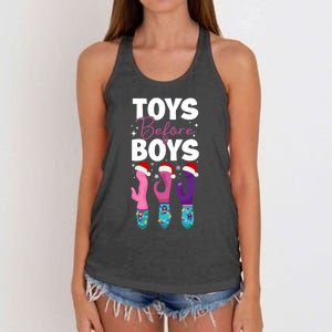 Funny Embarrassing Toys Before Boy Fun Adult Humour Women's Knotted Racerback Tank