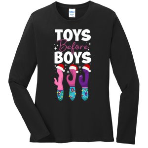 Funny Embarrassing Toys Before Boy Fun Adult Humour Ladies Long Sleeve Shirt