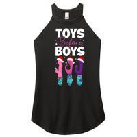 Funny Embarrassing Toys Before Boy Fun Adult Humour Women's Perfect Tri Rocker Tank