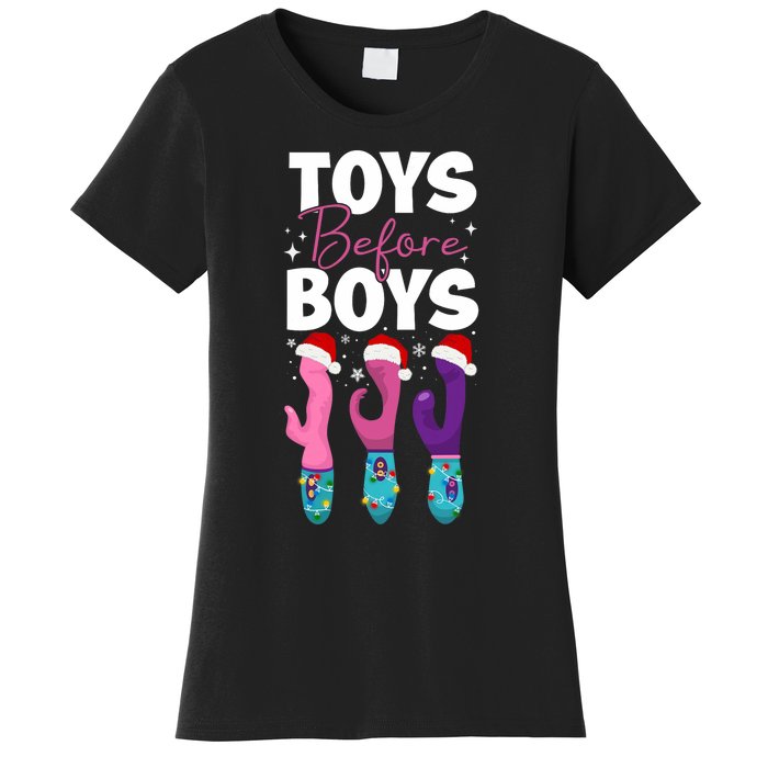 Funny Embarrassing Toys Before Boy Fun Adult Humour Women's T-Shirt