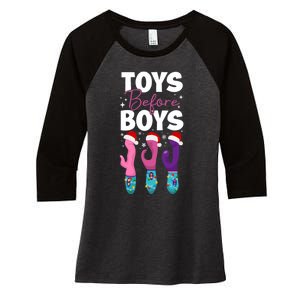 Funny Embarrassing Toys Before Boy Fun Adult Humour Women's Tri-Blend 3/4-Sleeve Raglan Shirt