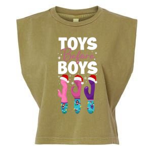 Funny Embarrassing Toys Before Boy Fun Adult Humour Garment-Dyed Women's Muscle Tee