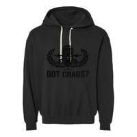 Funny Eod Tech Got Crabs Explosive Ordnance Disposal Garment-Dyed Fleece Hoodie