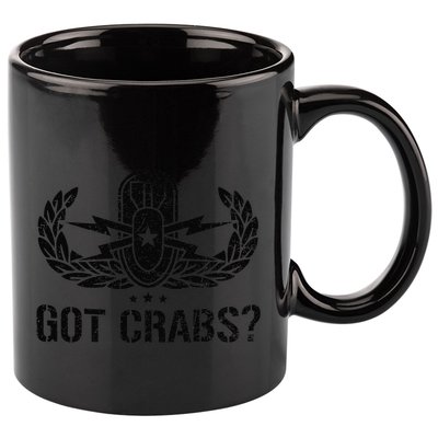 Funny Eod Tech Got Crabs Explosive Ordnance Disposal 11oz C Handle Ceramic Mug